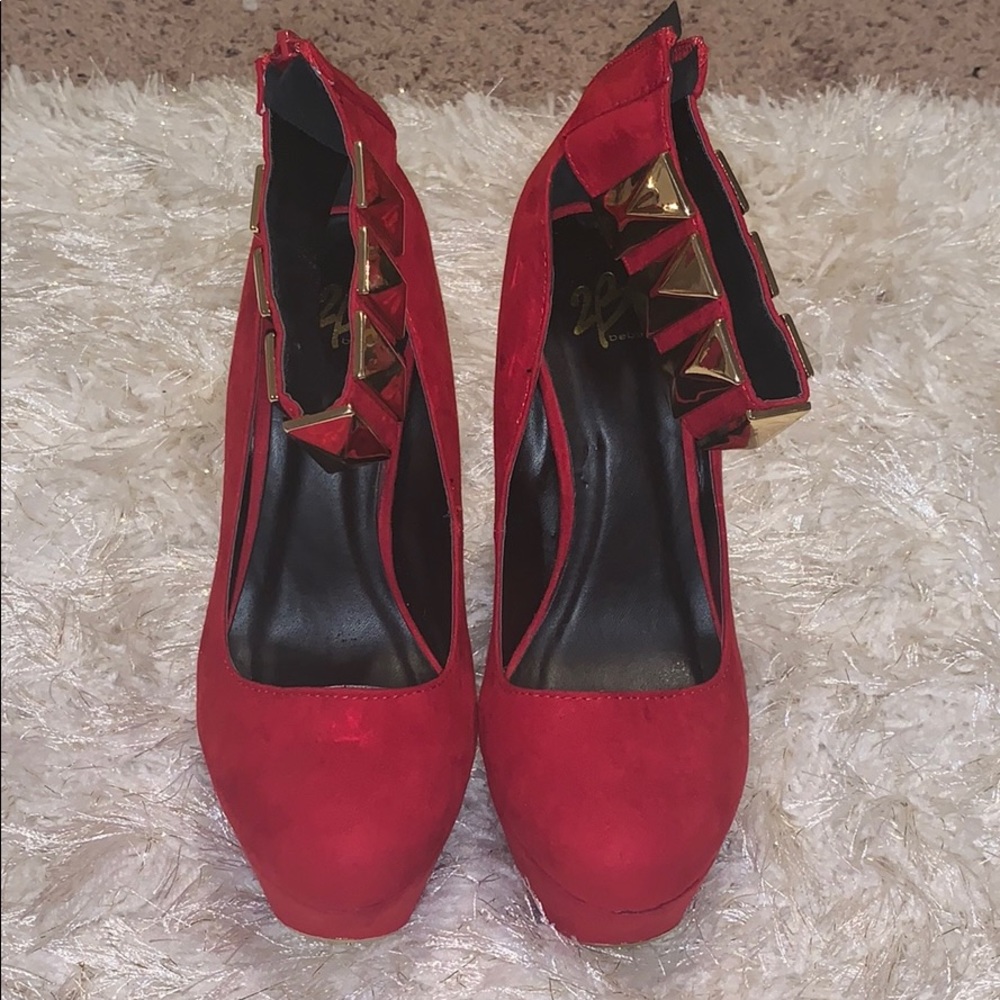 Hot! Red Platform Heels